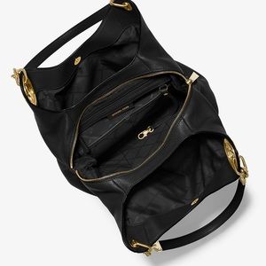 Michael Kors Lillie Large Leather Shoulder Bag